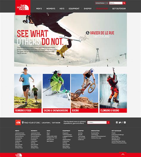 the north face website